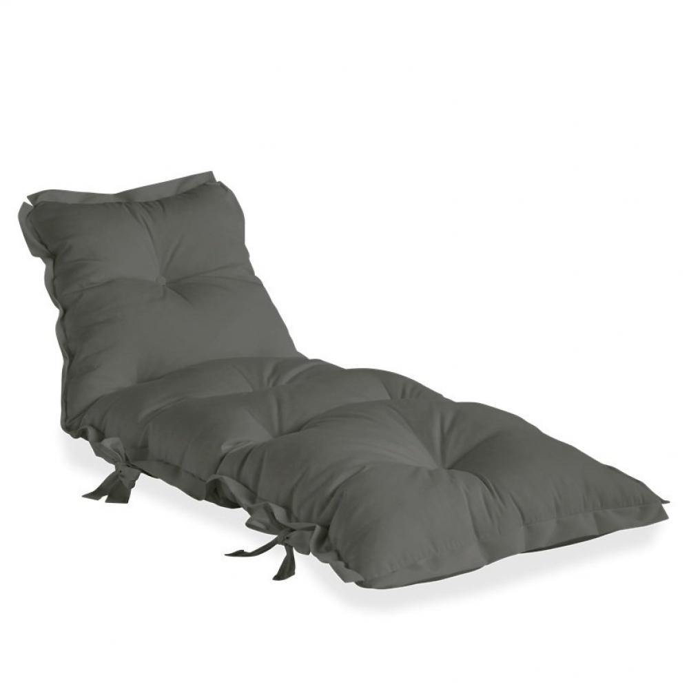Fauteuil relax SIT AND SLEEP OUT couleur gris fonce